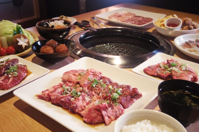 焼肉食べ放題満足コース注文イメージ