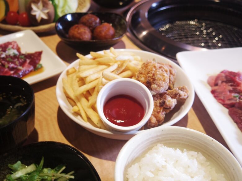 おおしまの焼肉食べ放題満足コース注文イメージ写真