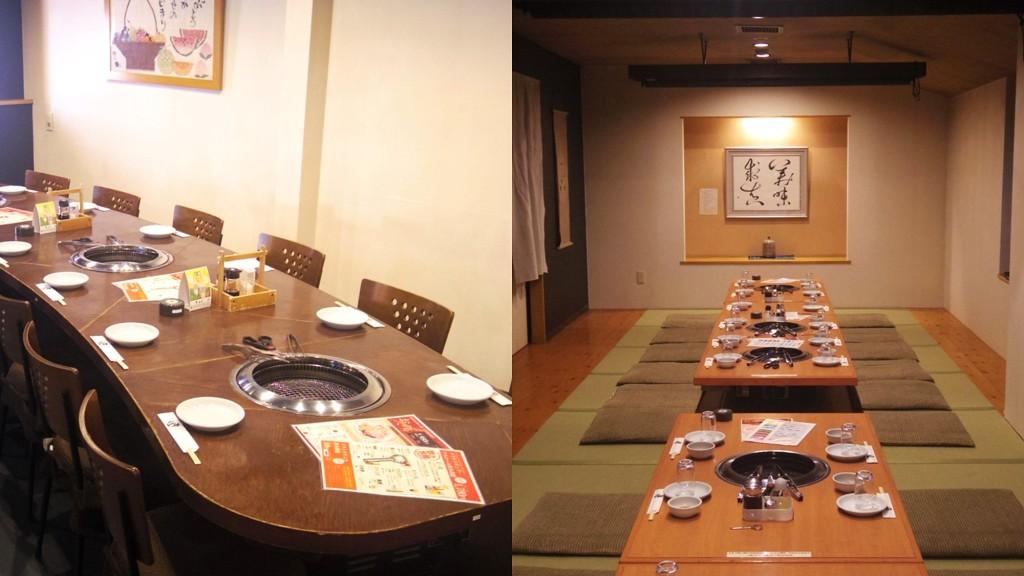 大志麻の宴会用のお席