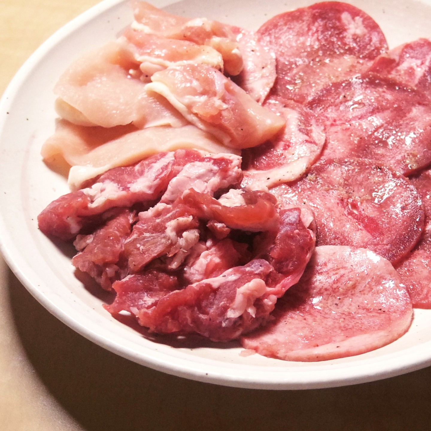 焼肉食べ放題塩もののお肉