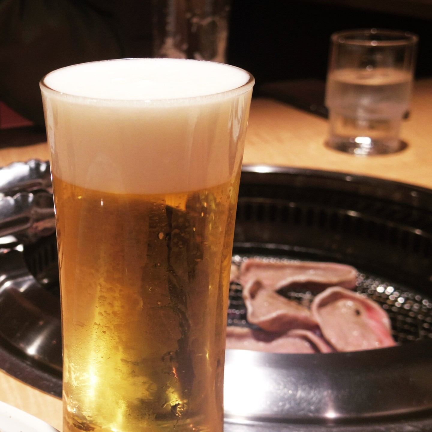焼肉とビール