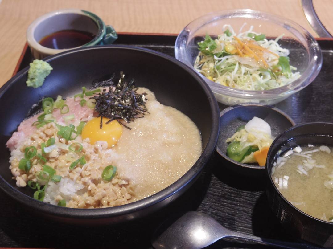 大志麻のねばねば丼定食写真